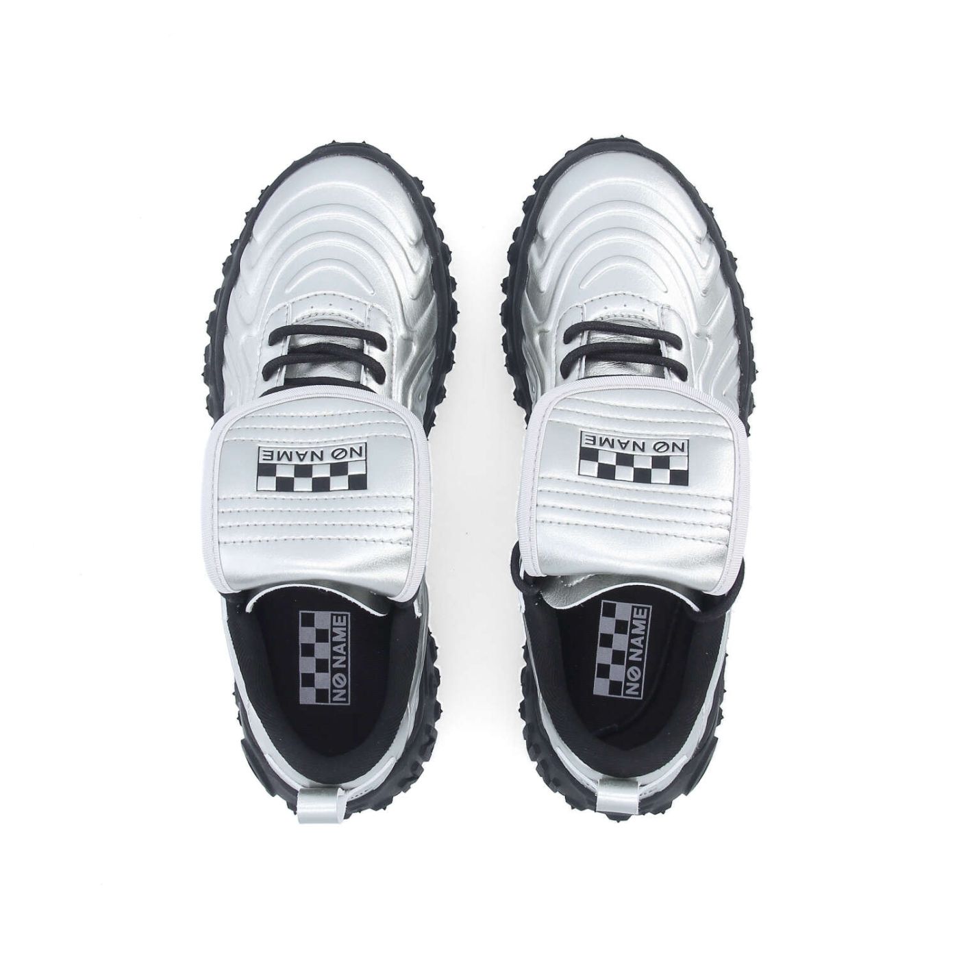 ONDA SNEAKER W - LEATHER METAL - ARGENTO